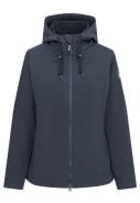 Donkerblauw softshell regenjas Adeby van Derbe
