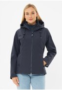 Donkerblauw softshell regenjas Adeby van Derbe 2