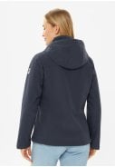 Donkerblauw softshell regenjas Adeby van Derbe 3