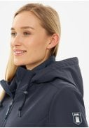 Donkerblauw softshell regenjas Adeby van Derbe 4