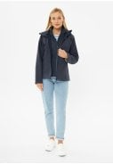 Donkerblauw softshell regenjas Adeby van Derbe 5