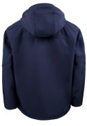 Donkerblauwe ademende softshell jas van Lyngsøe Rainwear 3