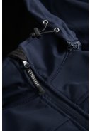 Donkerblauwe ademende softshell jas van Lyngsøe Rainwear 4