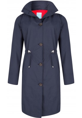 Donkerblauwe coat Madonna Midnight van Happy Rainy Days