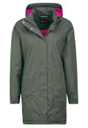 Donker groene dames regenjas Claire van Pro-X Elements 2
