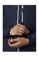 Donkerblauwe dames regenjas Long Belfast van Helly Hansen 4