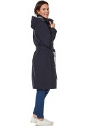 Donkerblauwe dames regenjas (Long Coat) Madonna van Happy Rainy Days 4