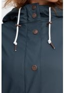 Donkerblauwe dames regenjas Pensby Fisher van Derbe  5