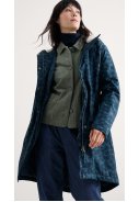 Donkerblauwe print dames regenjas Plant Hunter Seasalt 5