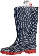 Donkerblauwe dames regenlaars Hart van XQ Footwear 2