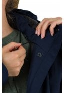 Donkerblauwe dames winterjas Urban outdoor Clean Jacket van Agu 2