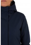 Donkerblauwe dames winterjas Urban outdoor Clean Jacket van Agu 4