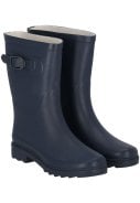 Donkerblauwe damesregenlaars Rubber Rain Boots van XQ 1