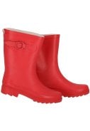 Rode damesregenlaars Rubber Rain Boots van XQ  3