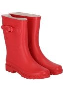 Rode damesregenlaars Rubber Rain Boots van XQ 
