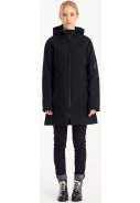 Donkerblauwe driekwart softshell regenjas van Ilse Jacobsen 2