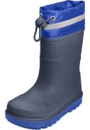 Donkerblauwe duurzame kinder regenlaarzen van Playshoes 2