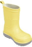 Gele duurzame kinder regenlaarzen van Playshoes