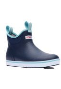 Donkerblauwe dames enkellaars Deck Boot van Xtratuf 4