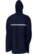 Donkerblauwe fiets poncho Paso van Pro-X Elements 2