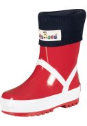 Donkerblauwe fleece sokken voor in regenlaars van Playshoes 3