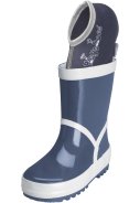 Donkerblauwe lage fleece sokken voor in regenlaars van Playshoes  2