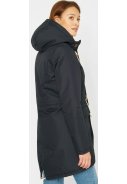 Donkerblauwe Friese Festholm winter parka van Derbe 5