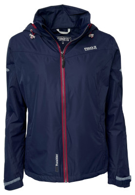 Donkerblauwe Functionele dames regenjas Frieda van Pro-X Elements