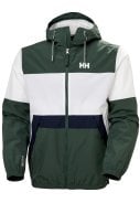 Donkergroen / witte heren regenjas Koster van Helly Hansen