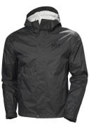 Zwarte heren regenjas Loke Jacket 2.0 van Helly Hansen