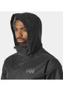 Zwarte heren regenjas Loke Jacket 2.0 van Helly Hansen 5