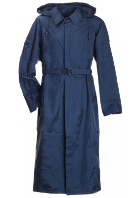 Donkerblauwe heren regenjas / trenchcoat Elegance van BMS