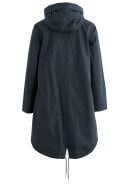 Donkerblauwe (Inkwell) dames regenjas Seafaring Coat Seasalt 2