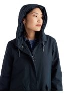 Donkerblauwe (Inkwell) dames regenjas Seafaring Coat Seasalt 4
