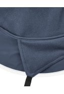 Donkerblauwe kinder regenhoed fleece gevoerd van Playshoes 3
