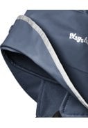 Donkerblauwe kinder regenhoed fleece gevoerd van Playshoes 4