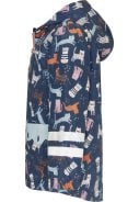 Donkerblauwe kinder regenjas Cats van Playshoes 2