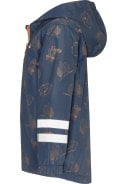 Donkerblauwe kinder regenjas Forest Animals van Playshoes 2