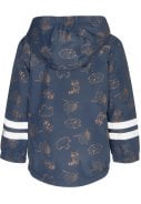 Donkerblauwe kinder regenjas Forest Animals van Playshoes 3