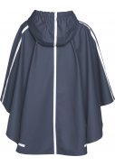 Donkerblauwe kinder regenponcho van Playshoes 2