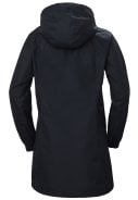 Donkerblauwe lange dames regenjas Aden van Helly Hansen 2