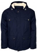 Donkerblauwe licht gewatterde regenjas jas Nick van Pro-X Elements 1