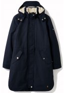 Donkerblauwe Loxley Cosy regenjas / parka van Joules 1