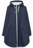 Donkerblauwe (Navy) regenjas / regenponcho Sky van Tantä 1