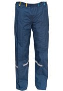 Donkerblauwe regenbroek met volledige rits van Hello Rain 2