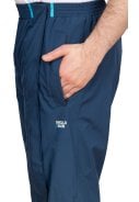 Donkerblauwe regenbroek met volledige rits van Hello Rain 3