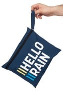 Donkerblauwe regenbroek met volledige rits van Hello Rain 7