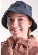 Donkerblauwe regenhoed /  Bucket Hat van Danefae 3