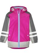 Roze / grijze 3 in 1 regenjas van Playshoes 1