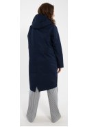 Donkerblauwe regenjas Danewest Wind Rain Parka van Danefae 5